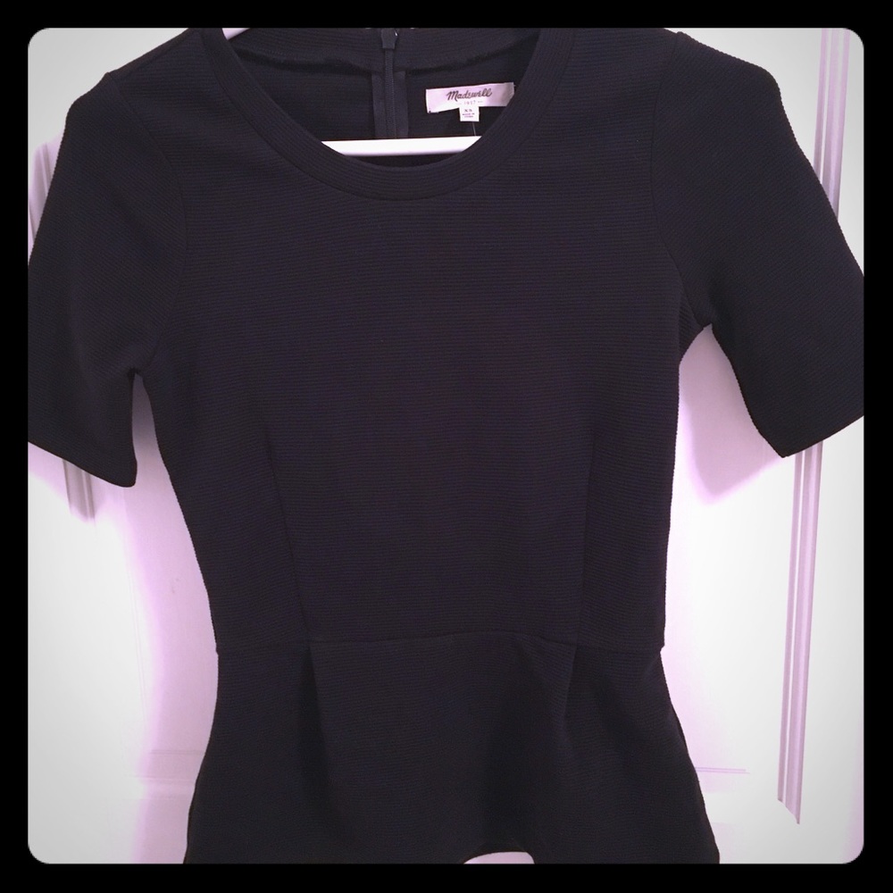 Madewell Peplum Top - NWT